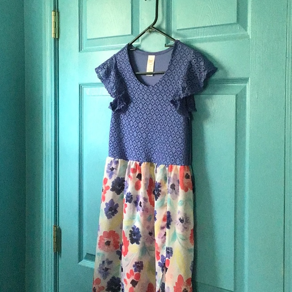 Wonder Nation Purple Flower Dress